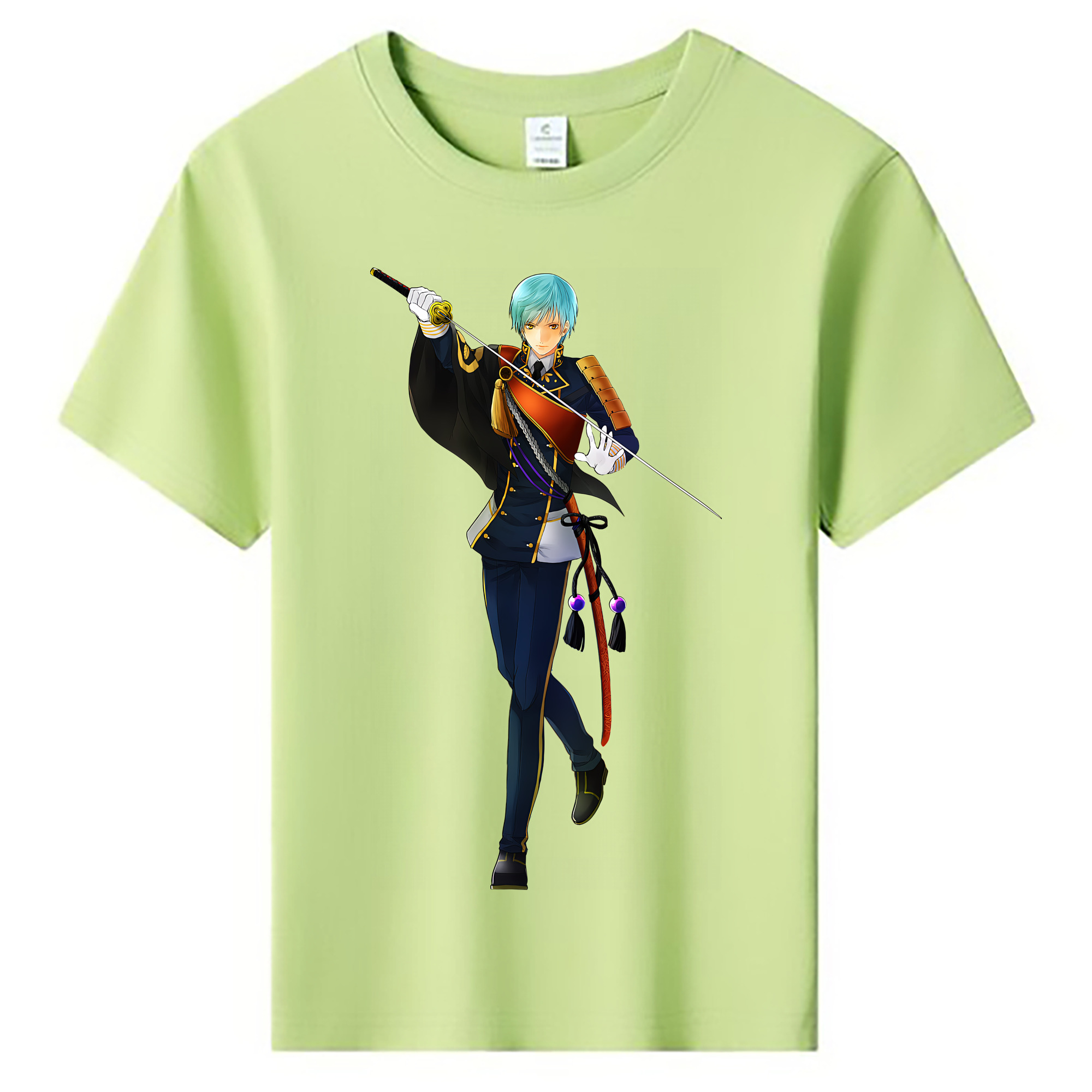 （画像用） 刀剣乱舞 Touken Ranbu 綿100％キッズTシャツ（フロントプリント）